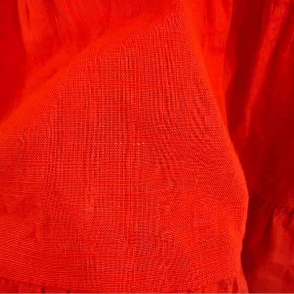 Arizona Jean Company red tiered cottagecore Dress size XS coquette Americana - Picture 10 of 10
